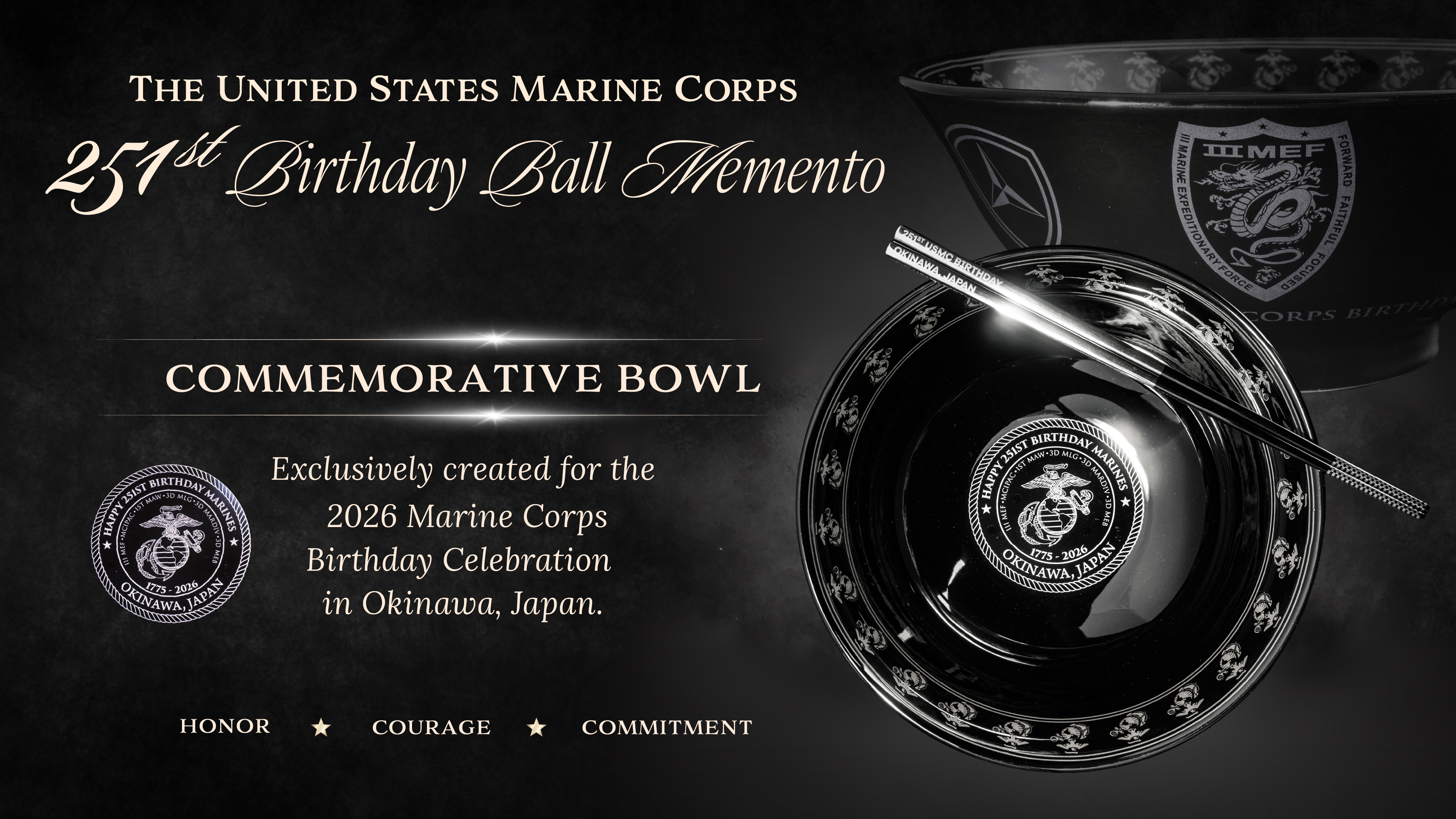 Marine Corps Birthday Ball Memento