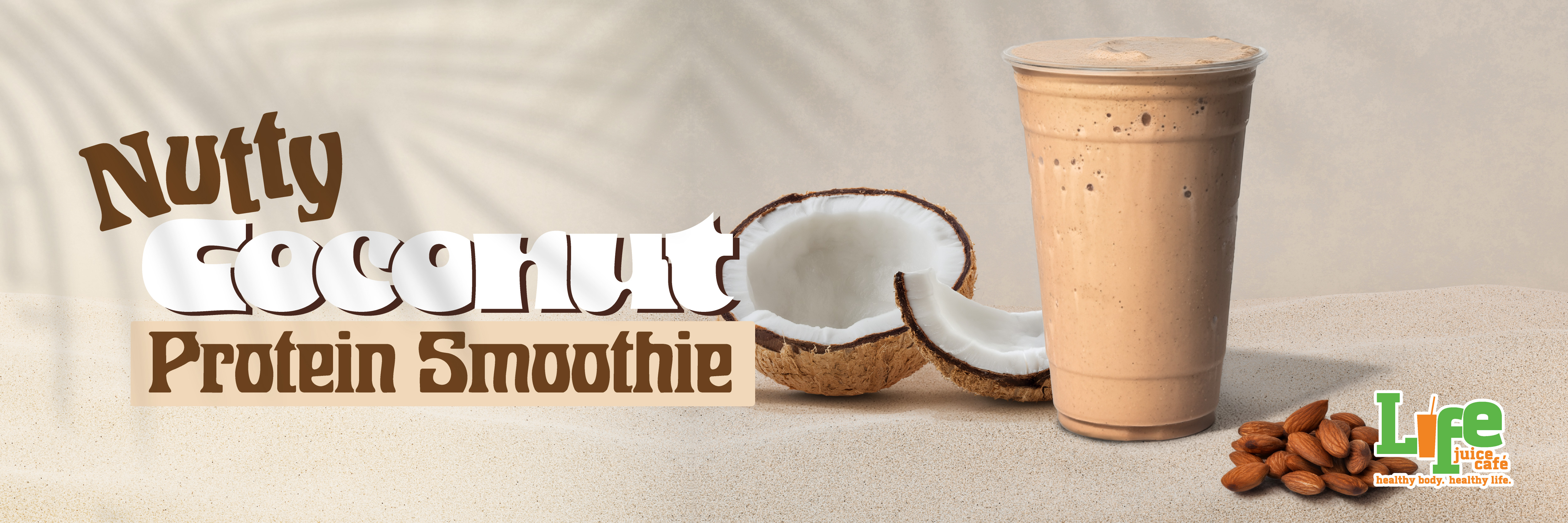 Nutty Coconut Protein Smoothie