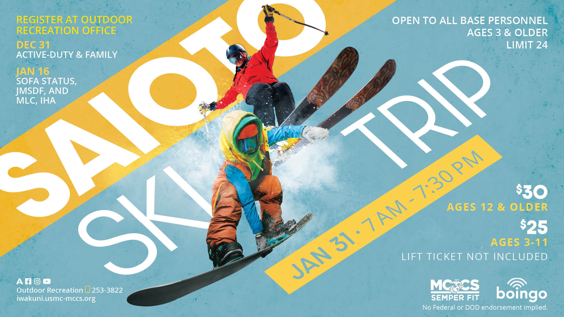 Saioto Ski & Snowboard Trip