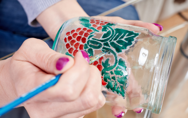 Bloom & Brush: Spring Wine Glass Art