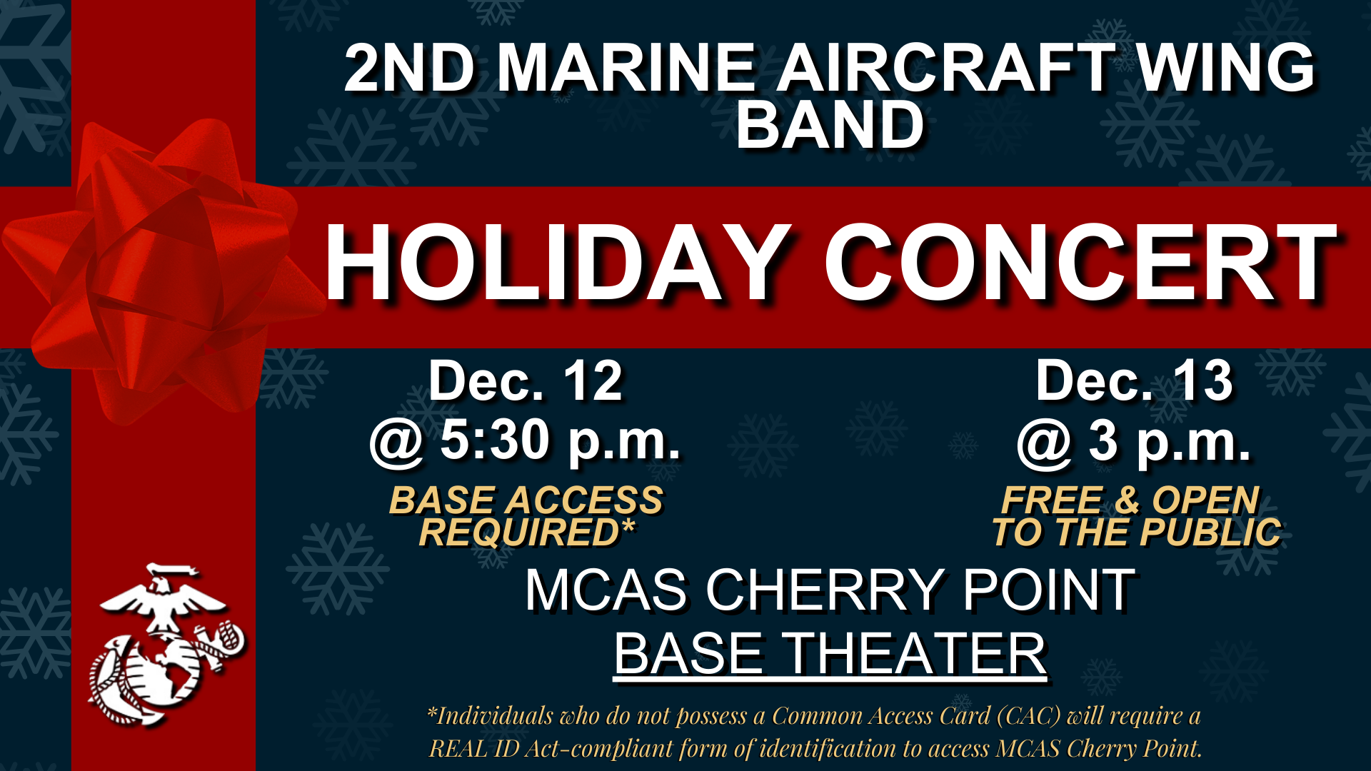 2nd Marine Aircraft Wing Band Christmas Concert