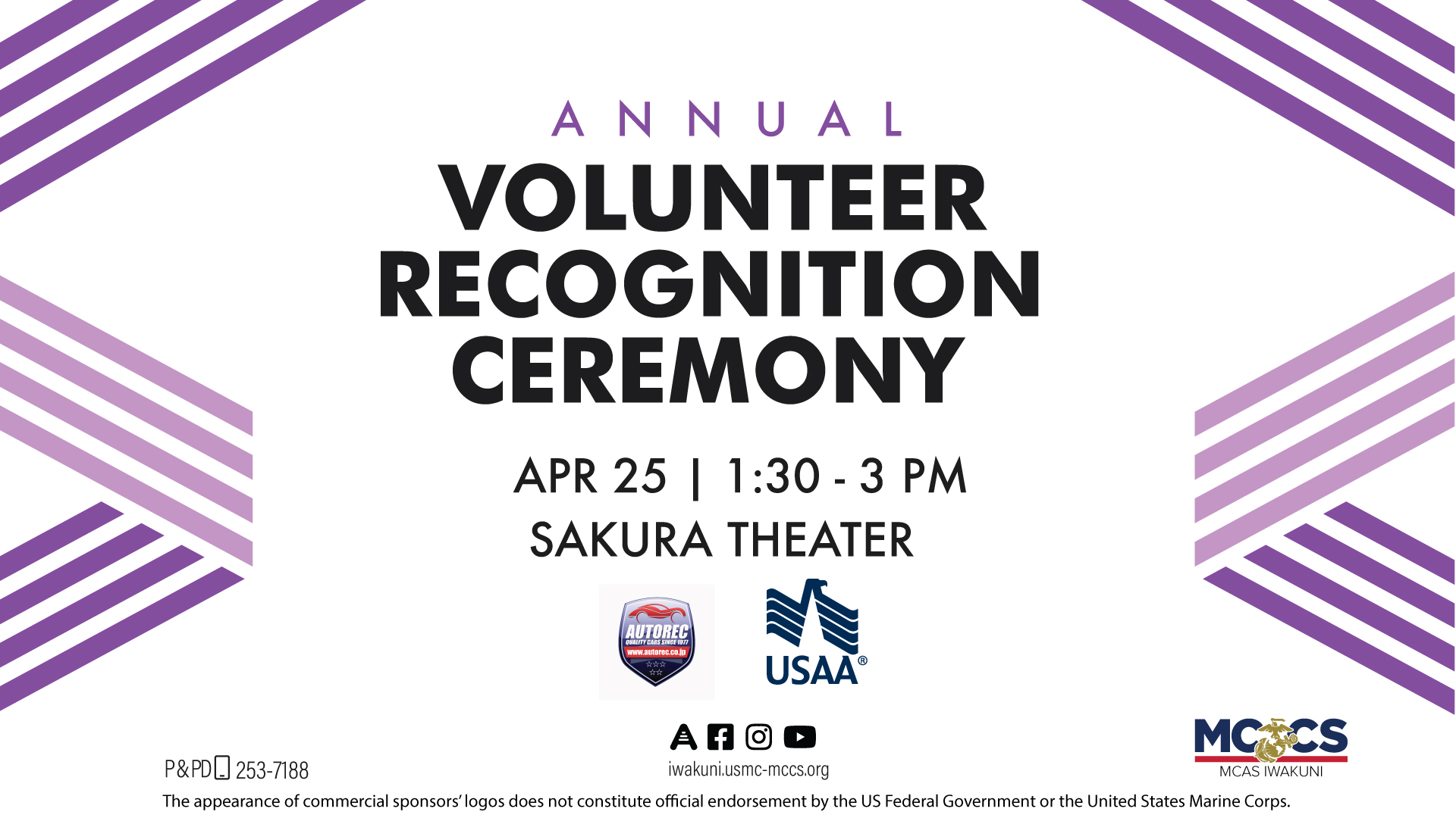 Annual Iwakuni Volunteer Recognition Ceremony