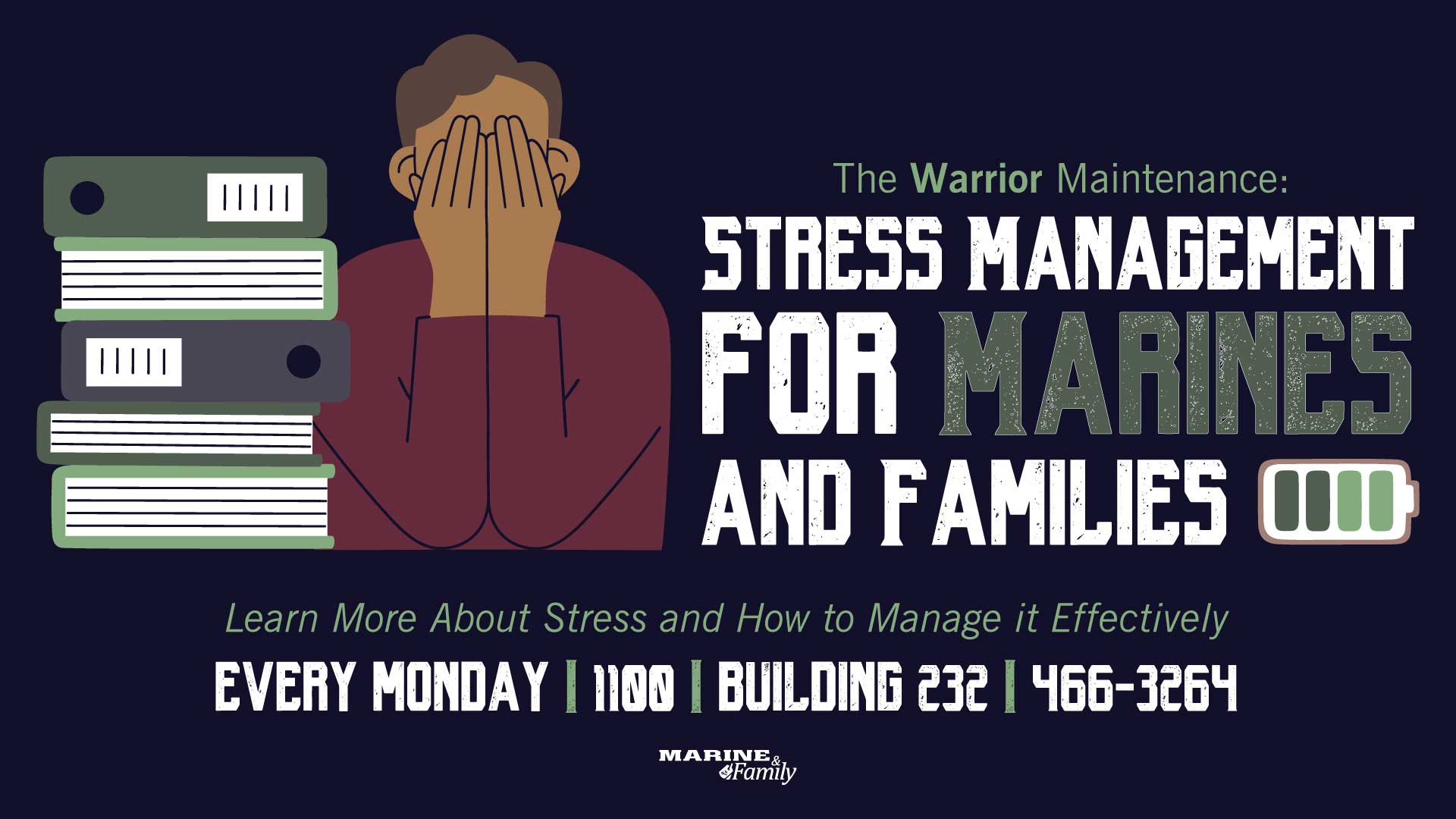 Stress Management for Marines & Families