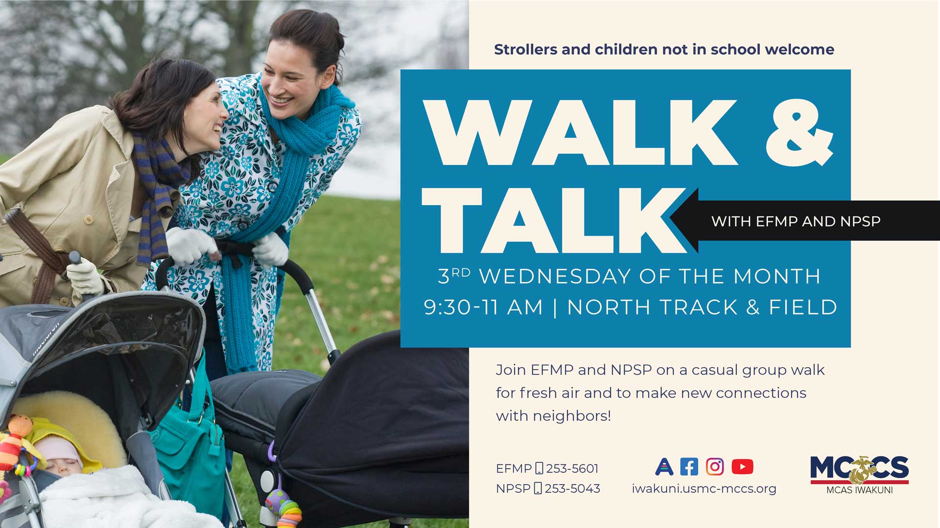 Walk & Talk with EFMP & NPSP