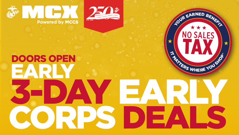 MCX: 3-Day Corps Deals