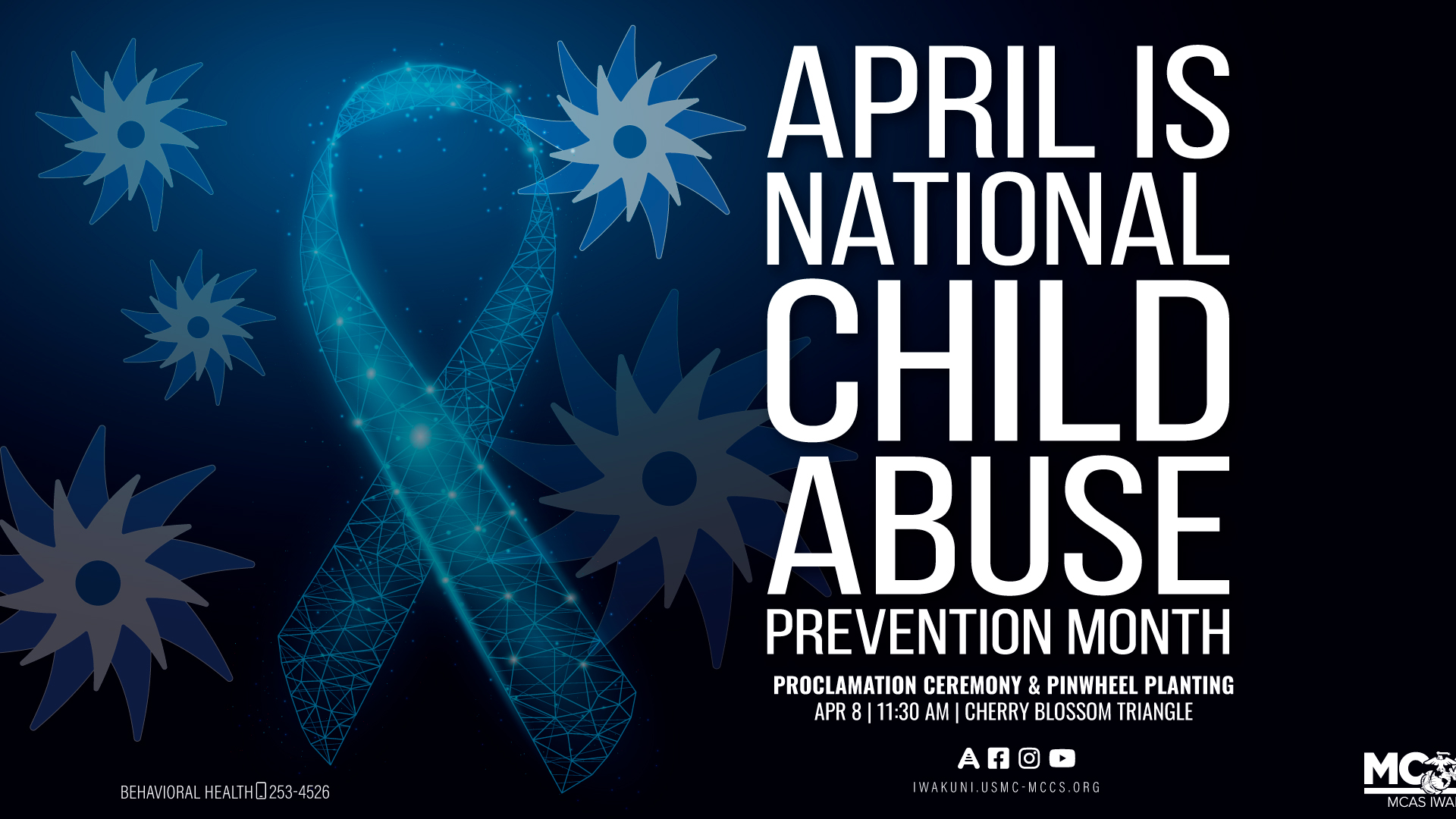 Child Abuse Prevention Month Proclamation Ceremony & Pinwheel Planting