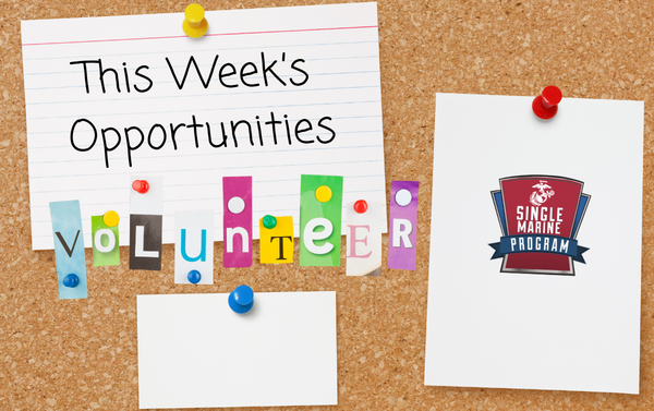 SMP Volunteer Opportunities: Week of May 11