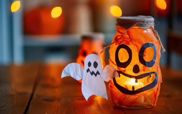 Pumpkin Tealight Adult Craft