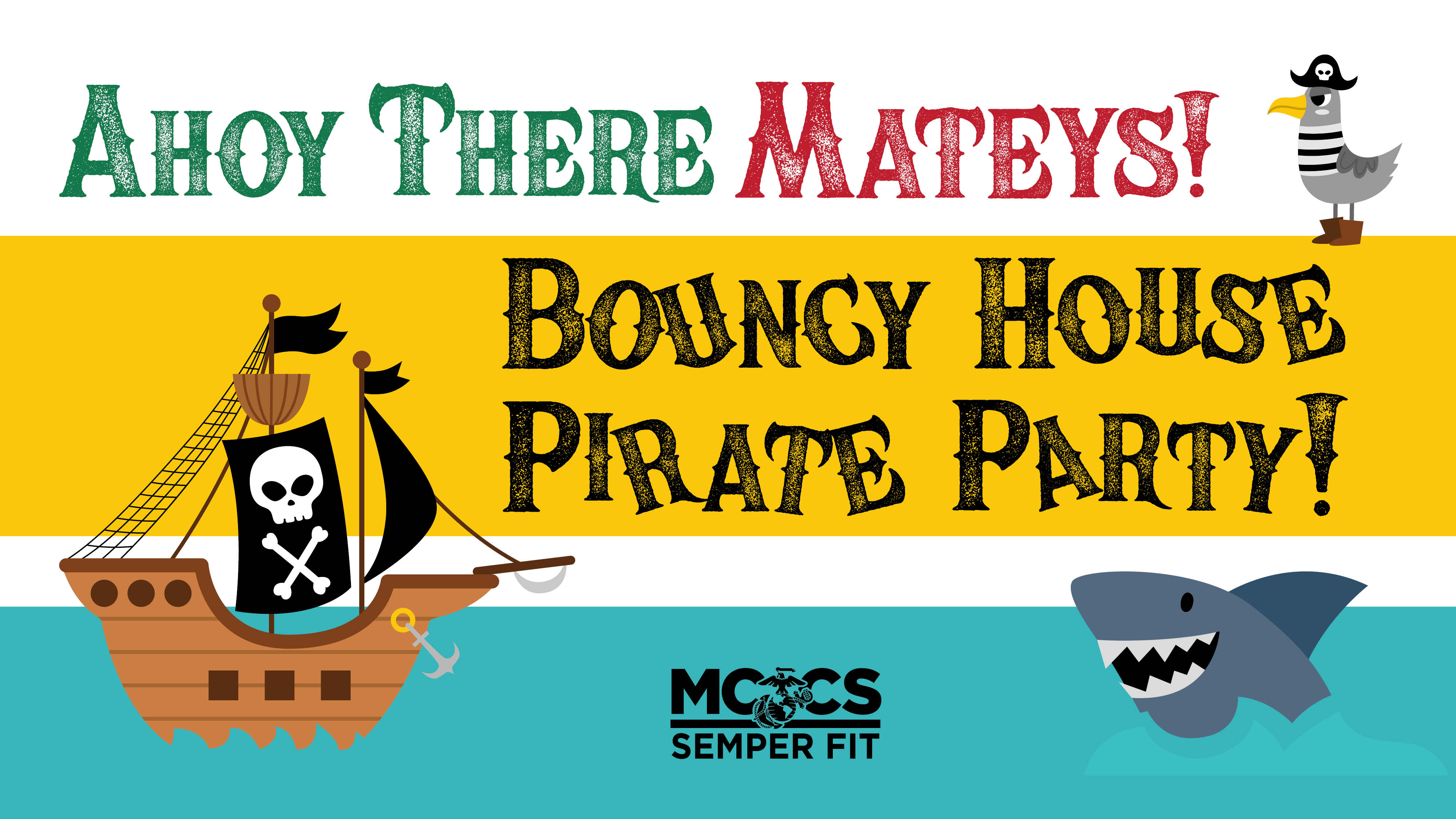 Bouncy House Pirate Party – FREE