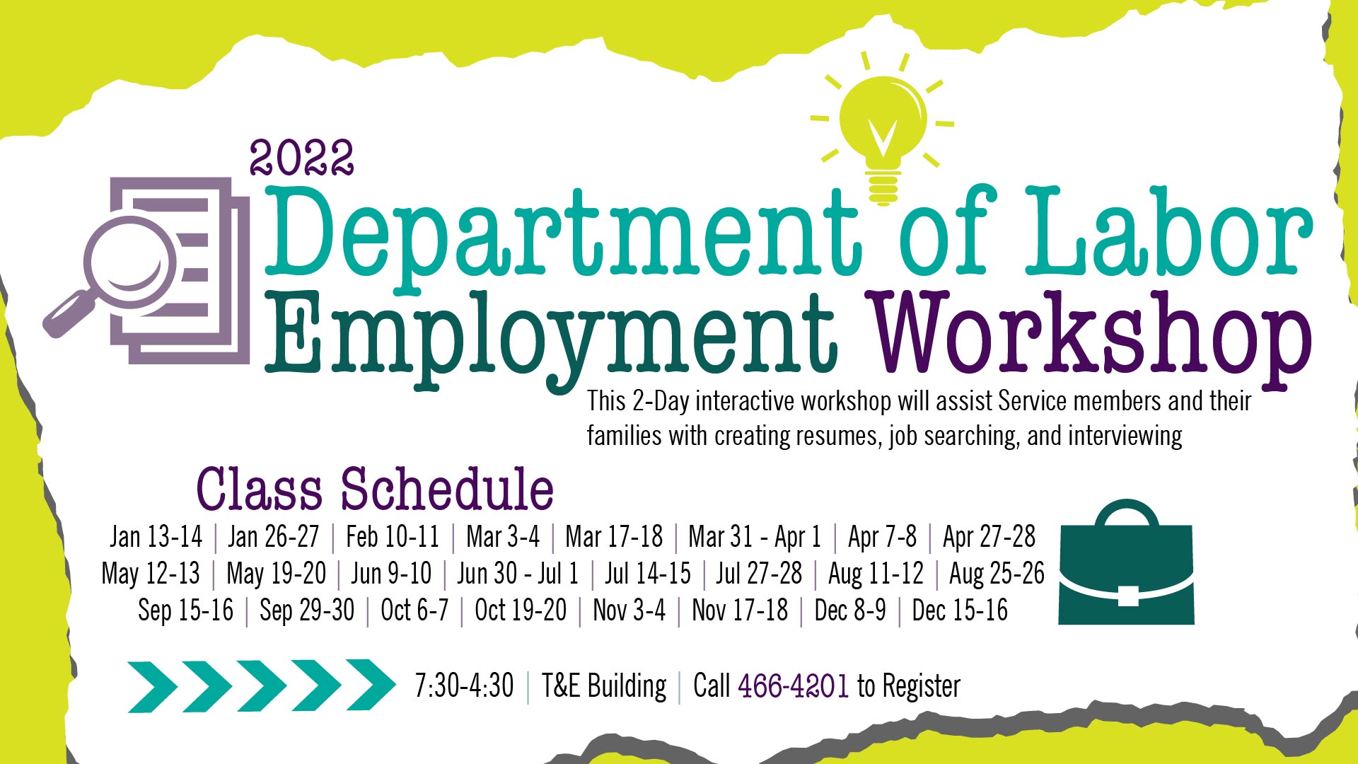 Dept of Labor Employment